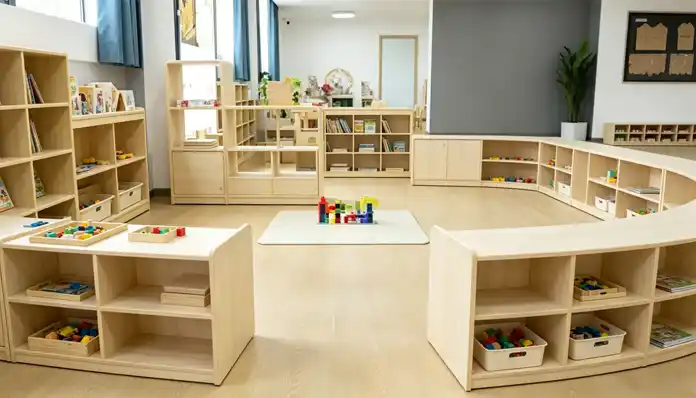 Kindergarten Room wooden furniture